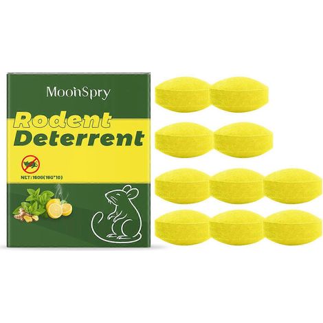 Répulsif contre les rongeurs, 10 sachets d'huile essentielle de menthe poivrée pour repousser les souris, les rats et les écureuils, utilisable à l'intérieur comme à l'extérieur.