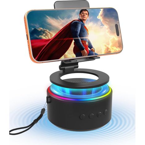 Support Téléphone Portable - Haut-Parleur Bluetooth - Design Détachable avec Connexion Magnétique - Pour Smartphone et iPad - 1 Pièce (1/5)