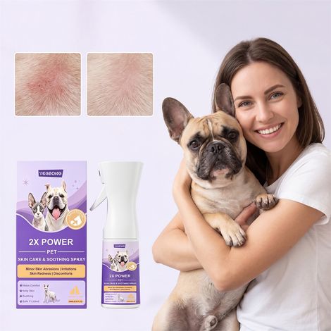 Spray de soin doux pour la peau des animaux, pour un nettoyage quotidien et un soin confortable des irritations et des frottements en été – 200 ml (1/5)