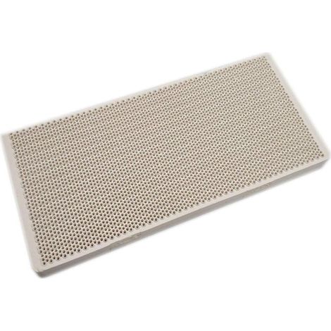 METER STAR Pièces de chauffage à gaz à haute efficacité avec plaque en céramique brûlante 17,5 cm x 7,5 cm x 1,4 cm Brûleur infrarouge en nid d'abeille de remplacement