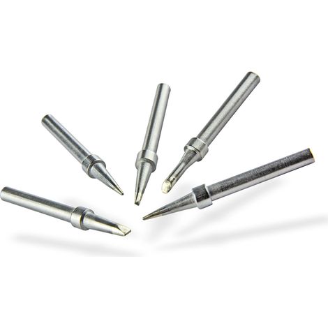 Lötspitzen - Set 5 tlg. für DEMA Lötstation LS40 Artikelnr. 21057