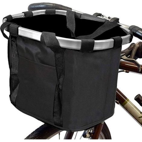 Panier de vélo pour chien - - Pliable - Amovible - Supporte jusqu'à 5 kg - Installation rapide (1/4)