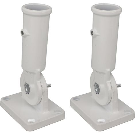 supports de drapeau réglables en alliage d'aluminium, fixation murale, support multiposition à 180° pour l'extérieur de la maison (1/5)
