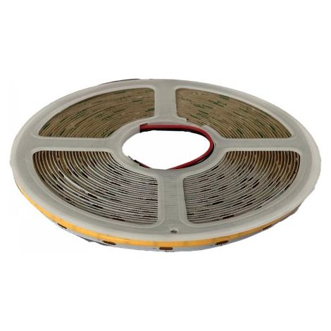 24V Striscia LED COB 11W/M Bianco Caldo 3000K 10 Metri 480 LED/M 1000LM/M CRI≥90 IP20 Tagliabile