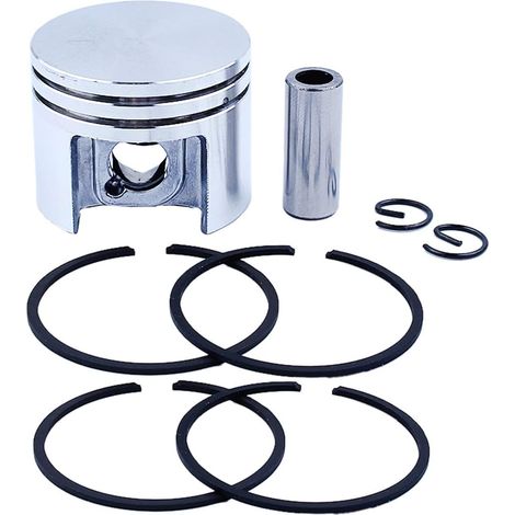 Segments de piston de 38 mm Jeu de boulons de 10 mm avec 2 segments pour pièces de rechange de tronçonneuse Stihl MS180 018 MS 180 (1/5)