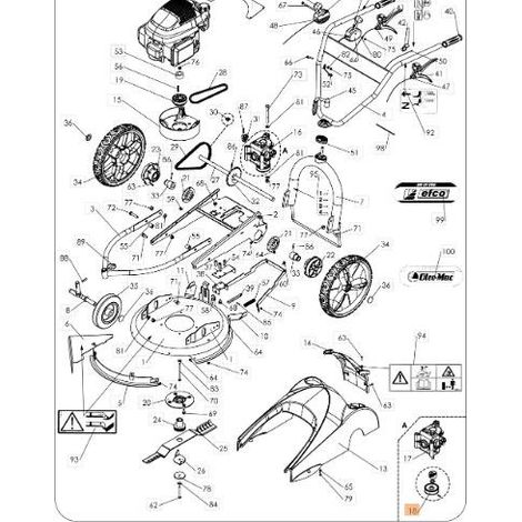 KIT DE POLEA DEL VARIADOR EMAK ORIGINAL PB0002050007