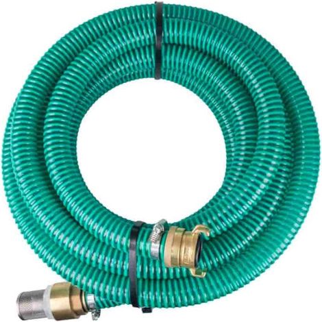 Saugschlauch 1 Zoll, PVC, 7m, mit Fußventil, Sauggarnitur (1/2)
