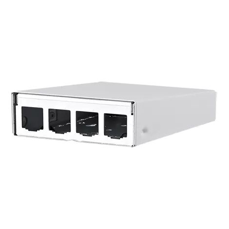 Metz Connect Modul AP-Gehäuse 4 Port reinweiß, unbestückt 130861-0402-E (1/2)