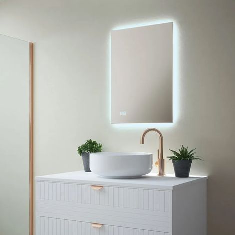 Luxury Frameless & Dimmable LED Illuminated Back-lit Mirror (1/4)