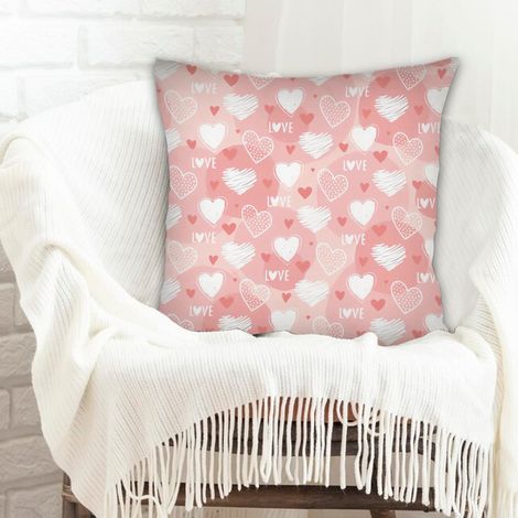 Housse de coussin décorative salon résistant au lavage pour cadeau d'anniversaire