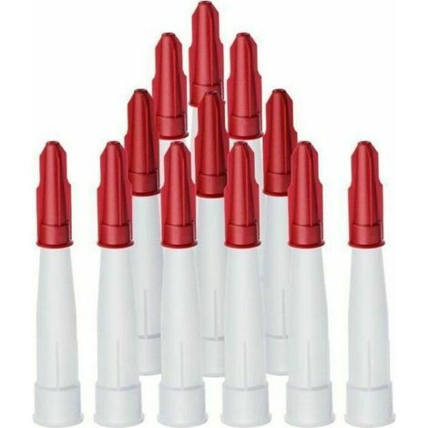 Set di 24 cappucci per ugelli di sigillatura, punte applicatrici in silicone richiudibili per ugelli di sigillatura bianchi, comprendente 12 ugelli di sigillatura bianchi e 12 ugelli di sigillatura ro (1/4)