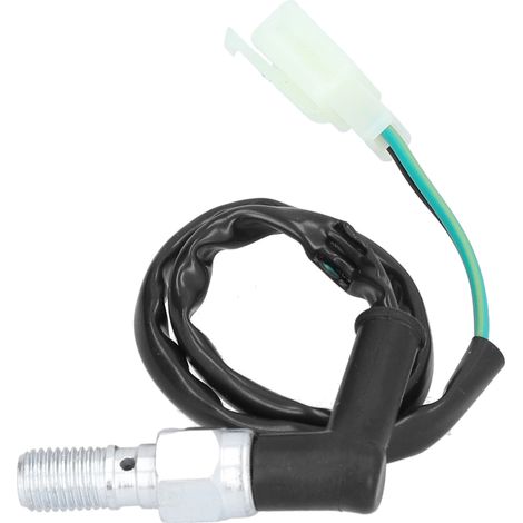 Câble de contacteur de frein hydraulique arrière, filetage M10x1,25, vis creuse simple universelle pour moto (1/5)