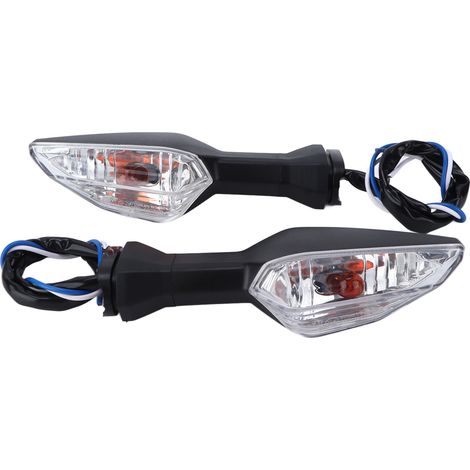 Clignotant Moto Jaune Ambre Remplacement Indicateur pour NINJA 250 300 400 650 1000 2018-2020 12V Transparent (1/5)
