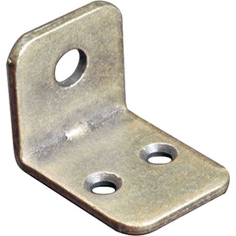 Squadretta per armadi nichelata 22 x 28 x 21 spessore 2 mm. - 4 pz.