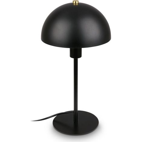 Lampe de chevet métallique compacte avec douille E14, câble de 1,5 m, idéale pour chambre à coucher et bureau (1/5)