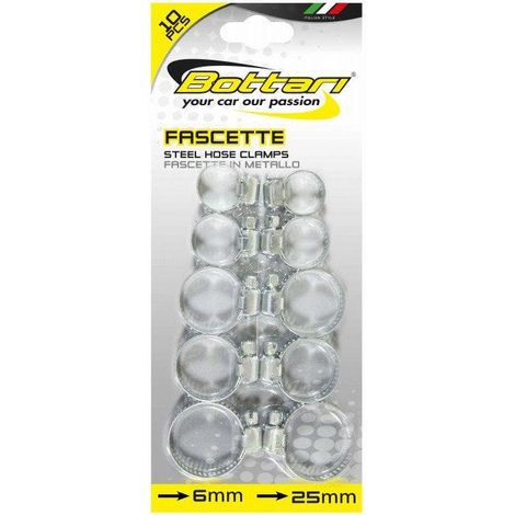 Bottari Colliers de serrage acier inoxydable 6-27 mm (1/2)