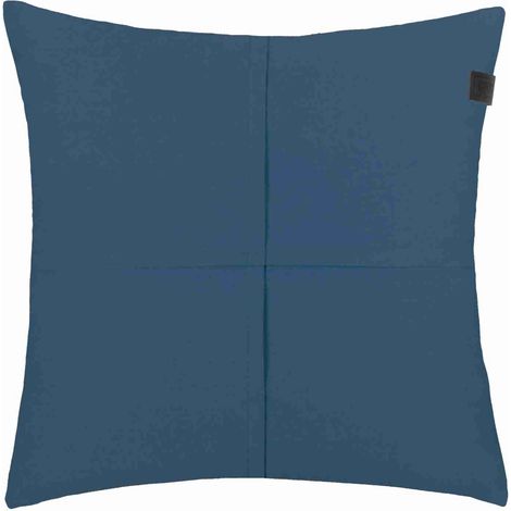 SCHÖNER WOHNEN Zierkissenhülle ohne Füllung SOFT - 1 Stück 38x38 cm, Blau