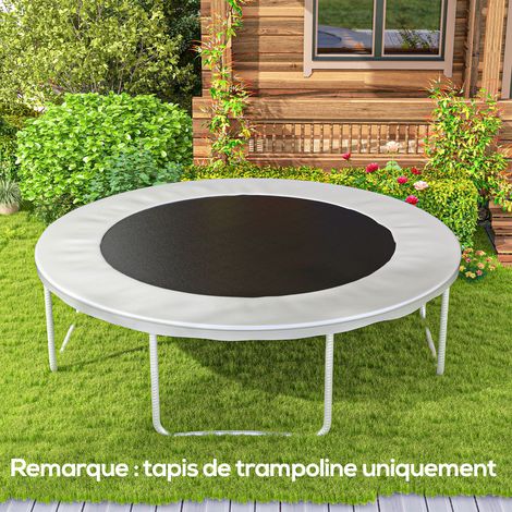 Tapis de rechange pour trampoline tapis de saut de remplacement. compatible trampoline Ø 3.7 m et ressorts de 14 cm (1/5)