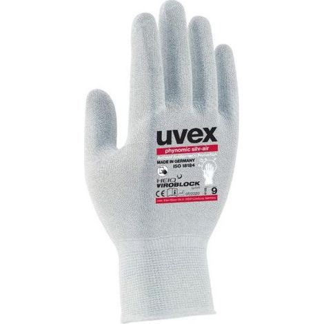 Gants de protection Phynomic Silv-Air UVEX 60085 - Gris clair - 8 (M) (1/5)