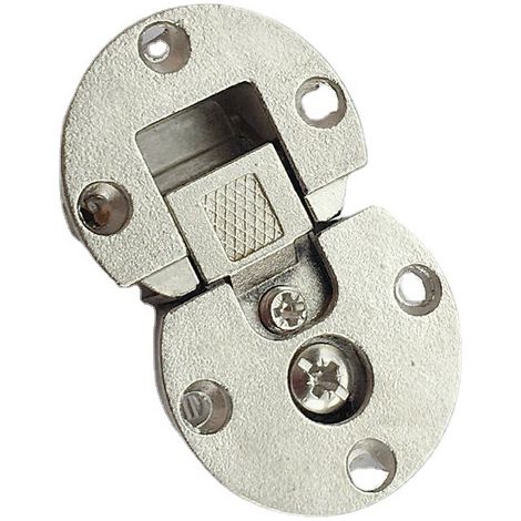 Set di 4 cerniere pieghevoli a 90° per coperchi di mobili e ante a libro. (1/4)