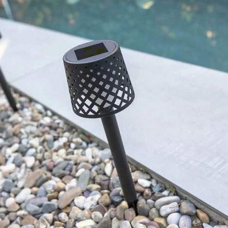 new-garden Gretita lampe solaire noir design jardin - new-garden Gretita lampe solaire noir design jardin (1/5)