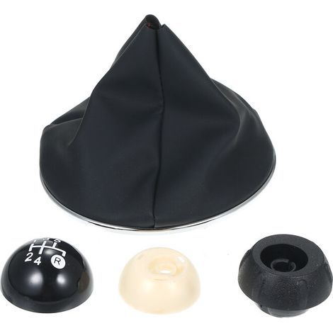Rivestimento in pelle per pomello del cambio e joystick per Fiat 500 e 500C (2007-2018) - MSBD (1/5)
