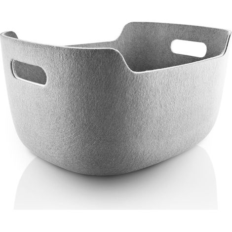 Cestello Metallo Organizer Armadio 40x29x22 cm Grigio (1/5)