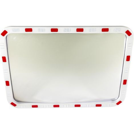 Miroir de sécurité pour voies privée - 800 x 600 mm - 6101536 (1/4)