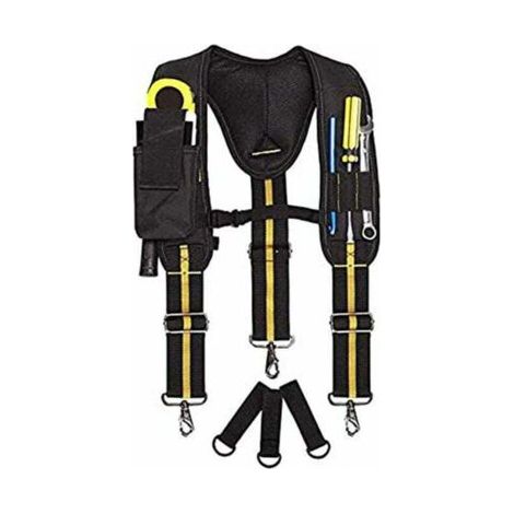 Bretelles réglables Ceintures Porte Outils Ceinture Bretelles Homme Outils Professionnel pour charpentier 1680D (1/5)