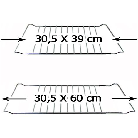 Home Equipement – Grille extensible universelle 90447 – Dimensions 34.5 à 60 cm – Profondeur 31.5 cm – Compatible ARTHUR MARTIN, ELECTROLUX, FAURE, ZANUSSI