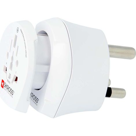 Adaptador de viaje combo mundo a sudafrica europa grounded