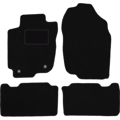 Tappetini in velluto nero per: Toyota RAV4 IV SUV (non ibrido) (2013-2019) (1/5)