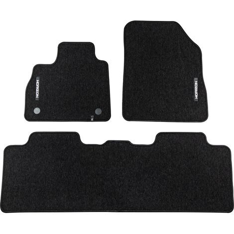 Tapis de Sol de Voiture pour Renault Espace V 2014-2022 Velours Noir 3Pcs (1/5)