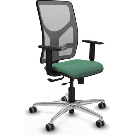 Silla de oficina piqueras y crespo Motilla gris ruedas silenciosas (1/2)