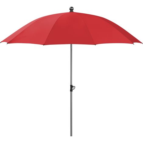 Schneider Sonnenschirm Locarno rot Ø 220 cm Marktschirm (1/5)