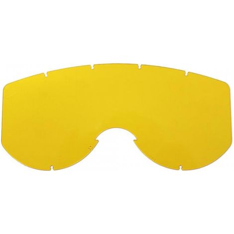 Écran simple jaune pour masque lunette cross Smith Option moto