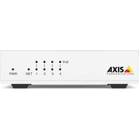 Axis 02101-002 unmanaged Switch Fast Ethernet (10/100) Power over Ethernet (PoE) White (1/3)