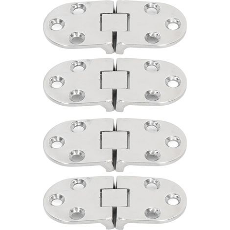 Charnière de porte avec trous de montage, 4 pièces, remplacement en acier inoxydable 316 pour Yacht marin RV (1/5)