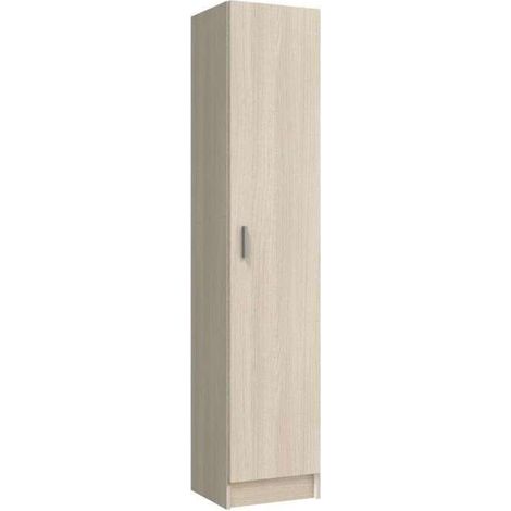 Armario multiusos Milan en roble, 37.2 cm(ancho) 180 cm(altura) 37 cm(fondo)