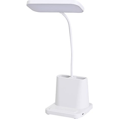 LED Table Lamp for Eye Care, 3 Color Modes, Adjustable Brightness, Rechargeable, Reading Lamp for Bedroom and Bedside (1/3)