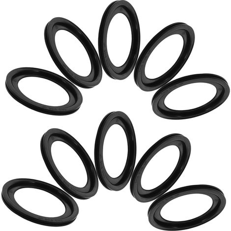 Joint de Toilette de Camping-car 10 Pièces en Silicone Noir (1/5)