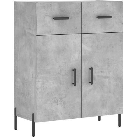 Aparador-cómoda-mueble-organizador-cocina-salón-salón-695x34x90cm-madera-ingeniería-gris 020032039 (1/5)