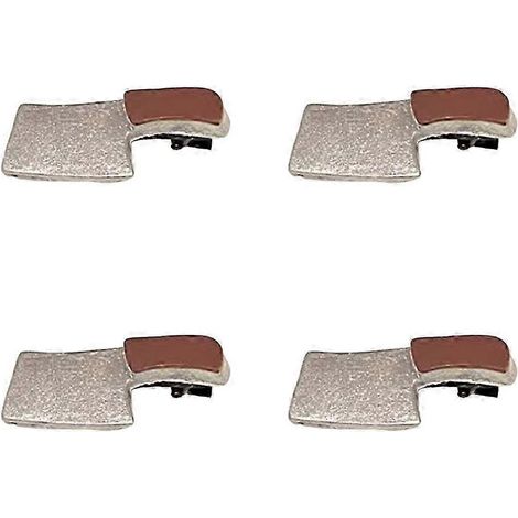 Lot de 4 pinces à cheveux latérales, ciseaux à cheveux, imitation pince à cheveux, tenue de cosplay-C 4pcs