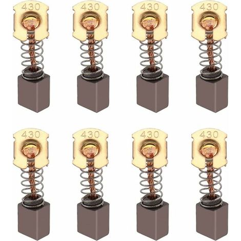 8 Pièces Balais de Moteur en Carbone CB430 Brosses de Carbone pour Outils électriques Balais en Charbon Universel Charbon pour Perceuse Charbon pour Machine Electrique- (1/5)