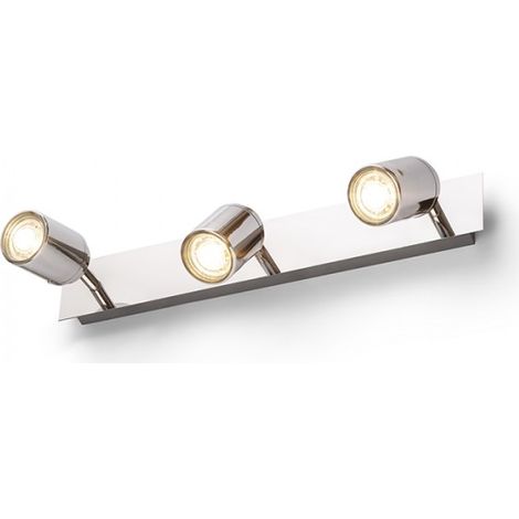Faretto DUBLIN III plafoniera/applique cromo 230V GU10 3x9W IP44