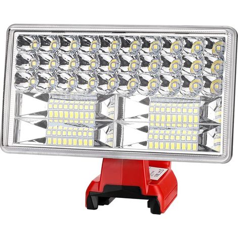 Lampe de poche LED 30 W 3300 lumens,Lampe de poche super lumineuse alimentée 18 V M18 Lithium-Ion Lanterne de camping portable en plein air (1/5)