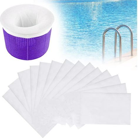 Poolskimmer, Skimmer-Sockennetz, Poolkorbfilter, Poolskimmer-Socken, Poolskimmer-Filtersocken für Poolkorb (10 Stück) (1/5)