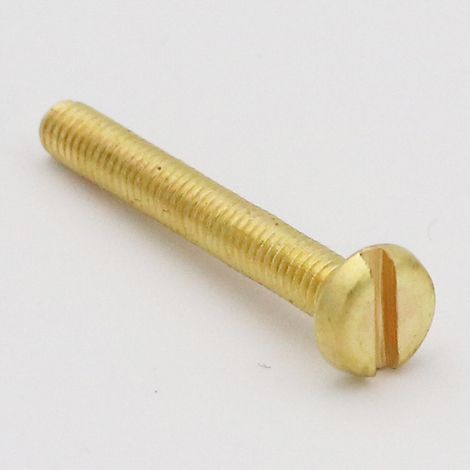 Vis métaux Laiton Tête cylindrique large TCL Fendue M3X20 microvis-10 pièces