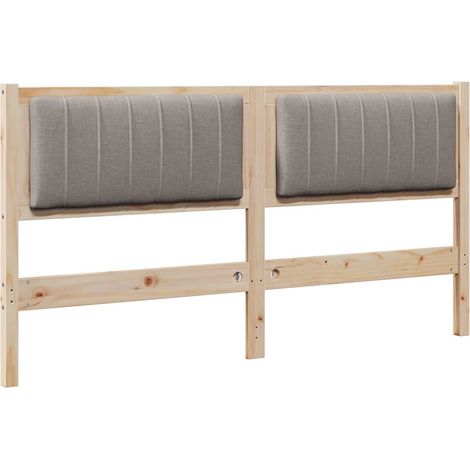 Maison Exclusive - Testiera imbottita con testiera Marrone 150 cm Pino massello