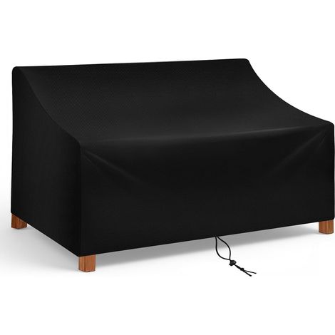 Housse de Banc D'extérieur en Tissu Oxford, Housses Banc de Jardin 2 Places, Housse de Protection pour Bancs, Imperméable, Coupe-Vent, Anti-UV, pour Salon de Jardin, Balcon, Terrasse (1/5)